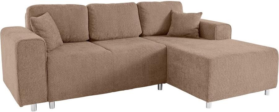 Home affaire Hoekbank Györ L-vorm optioneel met bedfunctie en bedlade inclusief 2 sierkussens - Foto 6