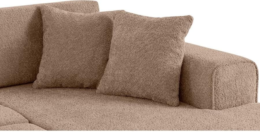 Home affaire Hoekbank Györ L-vorm optioneel met bedfunctie en bedlade inclusief 2 sierkussens - Foto 3