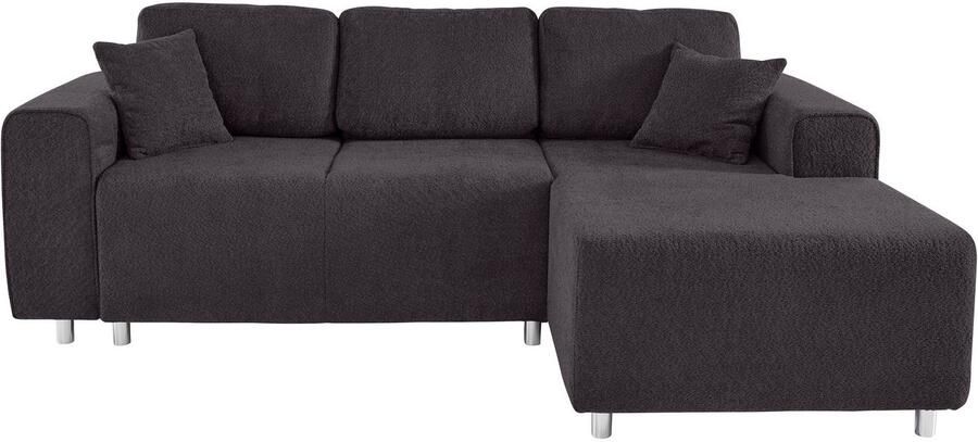 Home affaire Hoekbank Györ L-vorm optioneel met bedfunctie en bedlade inclusief 2 sierkussens - Foto 3