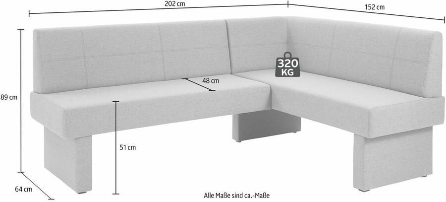Home affaire Hoekbank - Foto 4