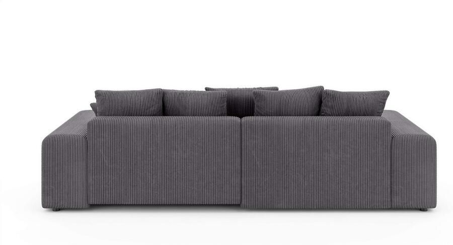 Home affaire Hoekbank LAKESIDE met bedfunctie en bedlade B D H 257 166 84 cm L-vorm recamiere aan beide zijden monteerbaar golfondersteuning - Foto 9