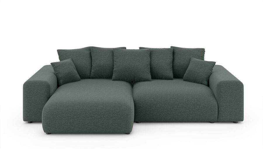 Home affaire Hoekbank LAKESIDE met bedfunctie en bedlade B D H 257 166 84 cm L-vorm recamiere aan beide zijden monteerbaar golfondersteuning - Foto 6