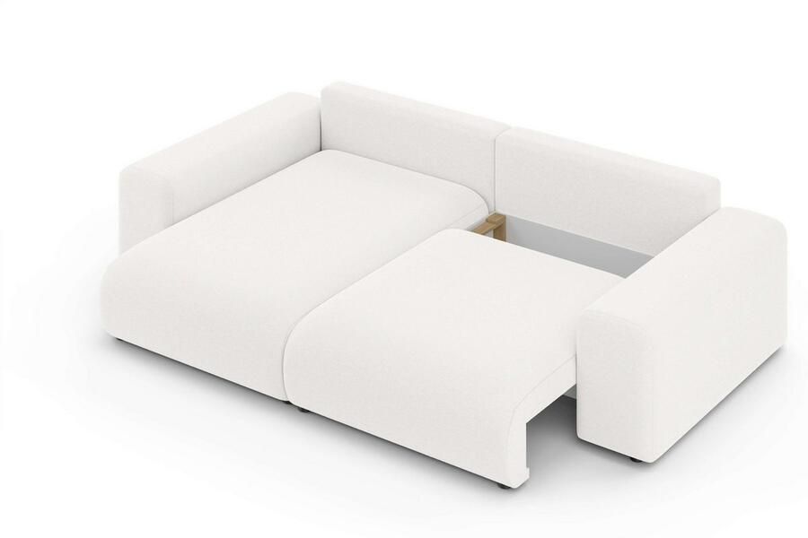 Home affaire Hoekbank LAKESIDE met bedfunctie en bedlade B D H 257 166 84 cm L-vorm recamiere aan beide zijden monteerbaar golfondersteuning - Foto 2