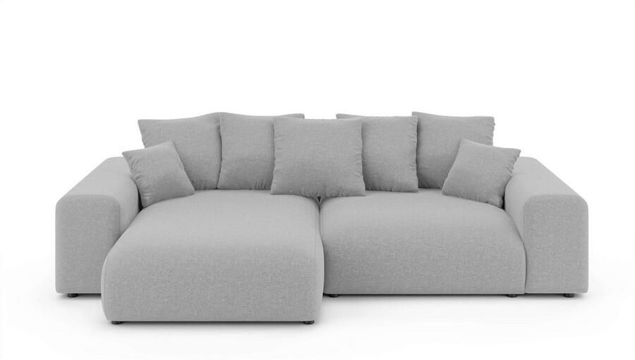 Home affaire Hoekbank LAKESIDE met bedfunctie en bedlade B D H 257 166 84 cm L-vorm recamiere aan beide zijden monteerbaar golfondersteuning - Foto 6