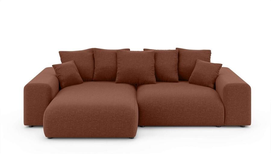 Home affaire Hoekbank LAKESIDE met bedfunctie en bedlade B D H 257 166 84 cm L-vorm recamiere aan beide zijden monteerbaar golfondersteuning - Foto 6