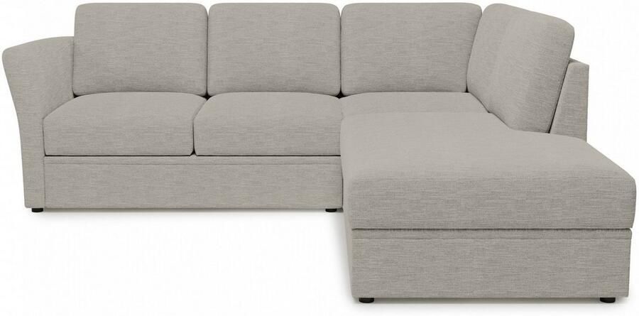 Home affaire Hoekbank Lavars L-vorm slaapbank met slaapfunctie en bergruimte in twee verschillende stofkwaliteiten - Foto 3