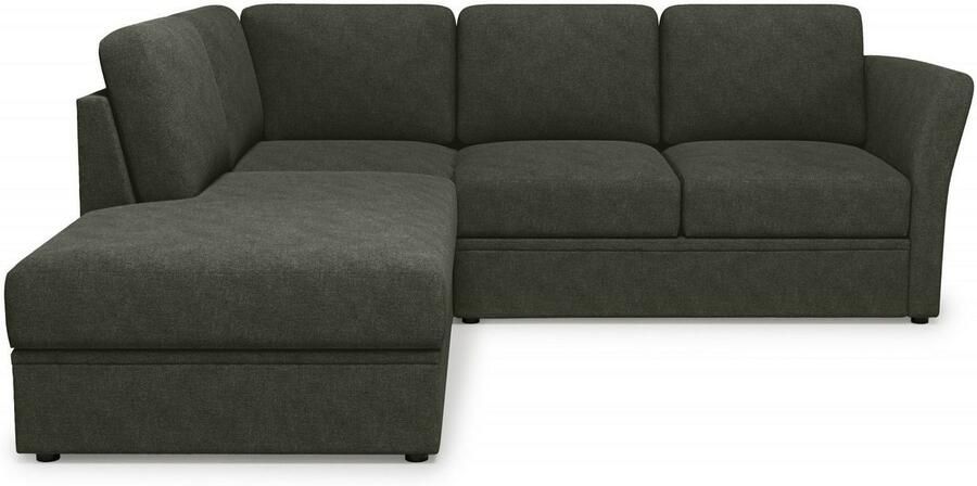 Home affaire Hoekbank Lavars L-vorm slaapbank met slaapfunctie en bergruimte in twee verschillende stofkwaliteiten - Foto 3