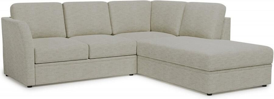 Home affaire Hoekbank Lavars L-vorm slaapbank met slaapfunctie en bergruimte in twee verschillende stofkwaliteiten - Foto 8