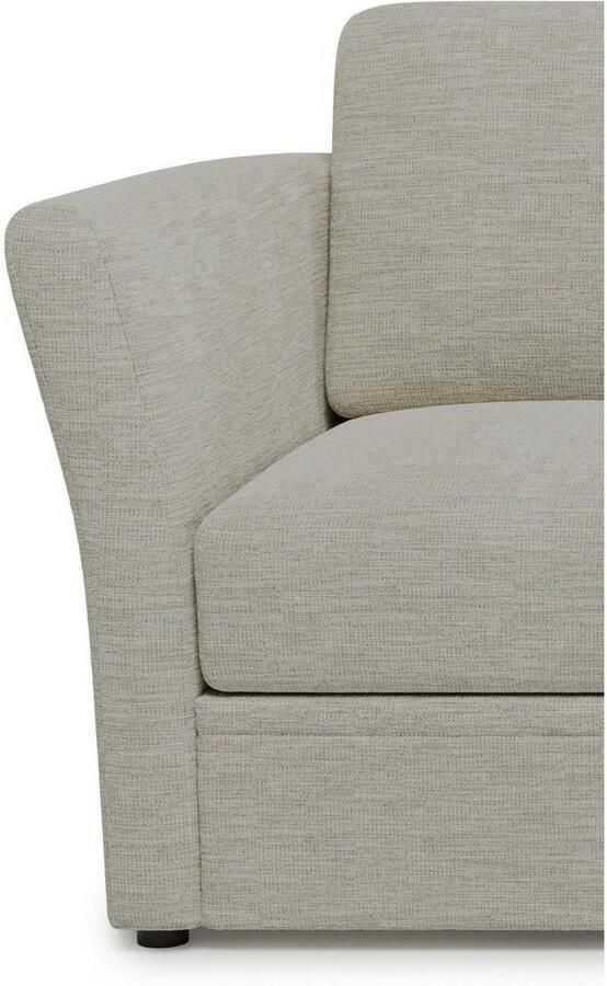 Home affaire Hoekbank Lavars L-vorm slaapbank met slaapfunctie en bergruimte in twee verschillende stofkwaliteiten - Foto 2