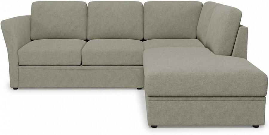 Home affaire Hoekbank Lavars L-vorm slaapbank met slaapfunctie en bergruimte in twee verschillende stofkwaliteiten - Foto 3