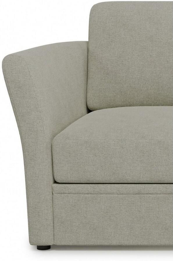 Home affaire Hoekbank Lavars L-vorm slaapbank met slaapfunctie en bergruimte in twee verschillende stofkwaliteiten - Foto 2