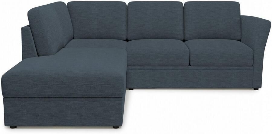 Home affaire Hoekbank Lavars L-vorm slaapbank met slaapfunctie en bergruimte in twee verschillende stofkwaliteiten - Foto 3