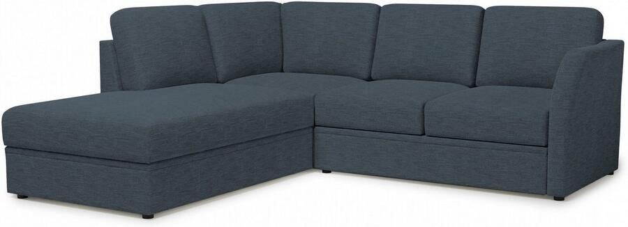 Home affaire Hoekbank Lavars L-vorm slaapbank met slaapfunctie en bergruimte in twee verschillende stofkwaliteiten - Foto 8