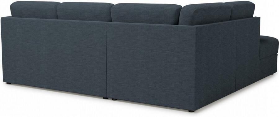 Home affaire Hoekbank Lavars L-vorm slaapbank met slaapfunctie en bergruimte in twee verschillende stofkwaliteiten - Foto 5