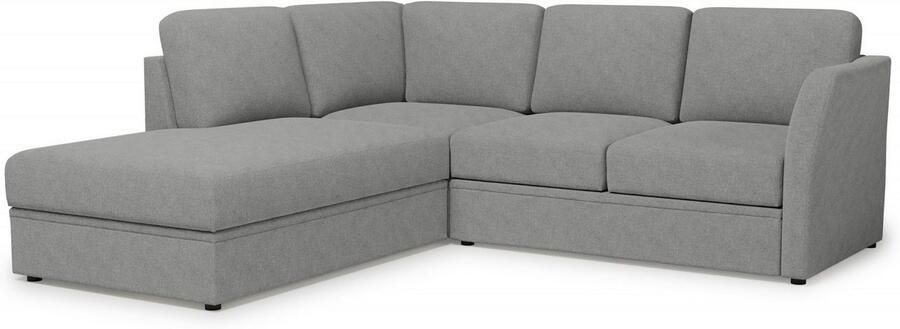 Home affaire Hoekbank Lavars L-vorm slaapbank met slaapfunctie en bergruimte in twee verschillende stofkwaliteiten - Foto 8