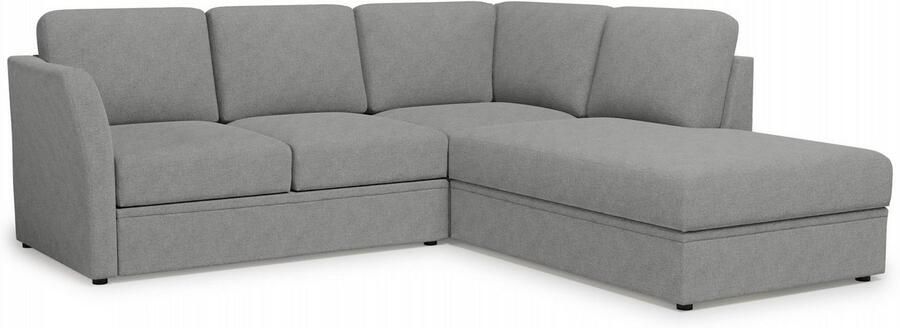 Home affaire Hoekbank Lavars L-vorm slaapbank met slaapfunctie en bergruimte in twee verschillende stofkwaliteiten - Foto 8