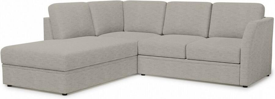 Home affaire Hoekbank Lavars L-vorm slaapbank met slaapfunctie en bergruimte in twee verschillende stofkwaliteiten - Foto 8