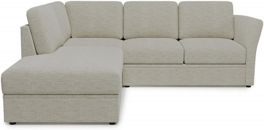 Home affaire Hoekbank Lavars L-vorm slaapbank met slaapfunctie en bergruimte in twee verschillende stofkwaliteiten - Foto 3