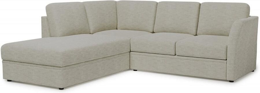 Home affaire Hoekbank Lavars L-vorm slaapbank met slaapfunctie en bergruimte in twee verschillende stofkwaliteiten - Foto 8