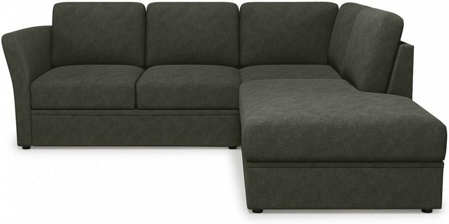 Home affaire Hoekbank Lavars L-vorm slaapbank met slaapfunctie en bergruimte in twee verschillende stofkwaliteiten - Foto 3