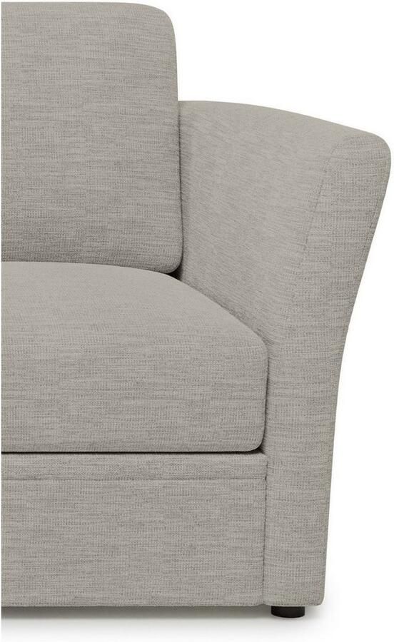 Home affaire Hoekbank Lavars L-vorm slaapbank met slaapfunctie en bergruimte in twee verschillende stofkwaliteiten - Foto 2