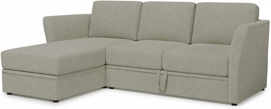 Home affaire Hoekbank Lavars L-vorm slaapbank met slaapfunctie en bergruimte in twee verschillende stofkwaliteiten - Foto 8