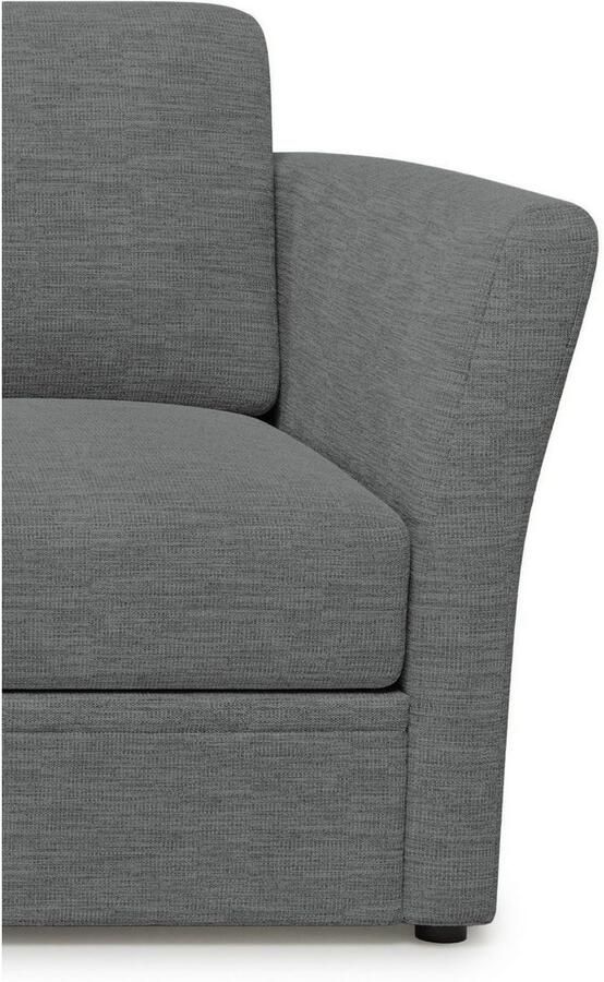 Home affaire Hoekbank Lavars L-vorm slaapbank met slaapfunctie en bergruimte in twee verschillende stofkwaliteiten - Foto 2