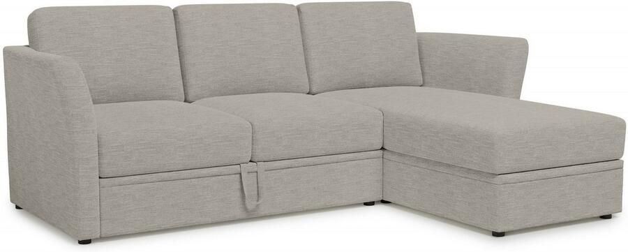 Home affaire Hoekbank Lavars L-vorm slaapbank met slaapfunctie en bergruimte in twee verschillende stofkwaliteiten - Foto 8