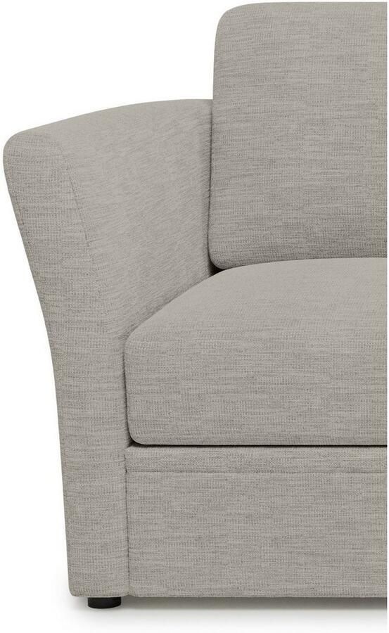 Home affaire Hoekbank Lavars L-vorm slaapbank met slaapfunctie en bergruimte in twee verschillende stofkwaliteiten - Foto 2