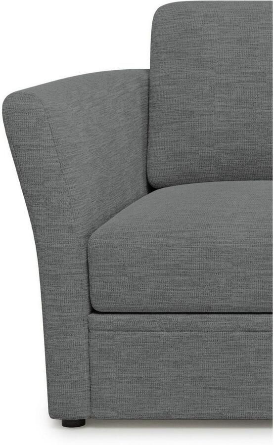 Home affaire Hoekbank Lavars L-vorm slaapbank met slaapfunctie en bergruimte in twee verschillende stofkwaliteiten - Foto 2