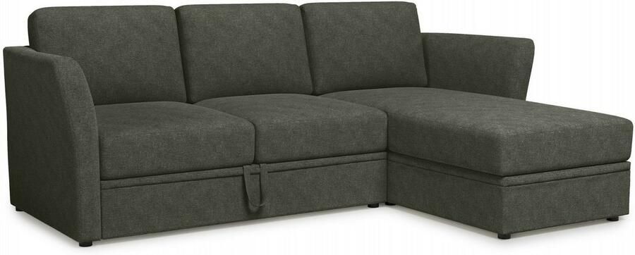 Home affaire Hoekbank Lavars L-vorm slaapbank met slaapfunctie en bergruimte in twee verschillende stofkwaliteiten - Foto 8