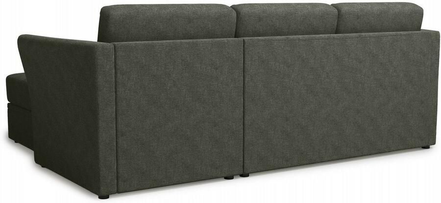 Home affaire Hoekbank Lavars L-vorm slaapbank met slaapfunctie en bergruimte in twee verschillende stofkwaliteiten - Foto 5