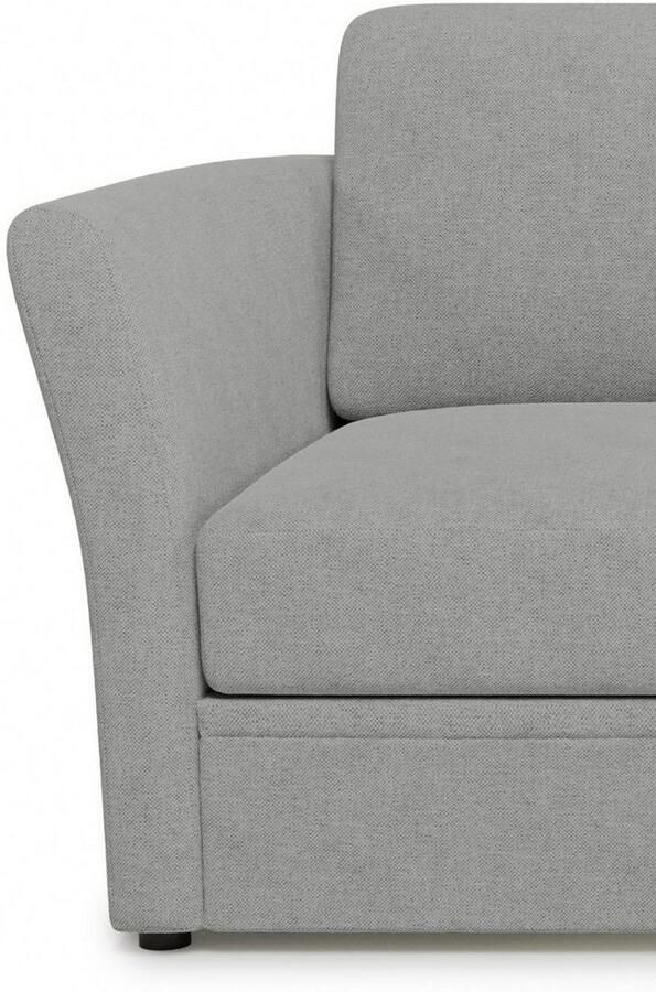 Home affaire Hoekbank Lavars L-vorm slaapbank met slaapfunctie en bergruimte in twee verschillende stofkwaliteiten - Foto 2