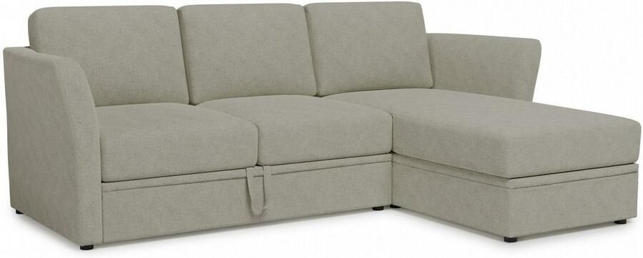 Home affaire Hoekbank Lavars L-vorm slaapbank met slaapfunctie en bergruimte in twee verschillende stofkwaliteiten - Foto 8