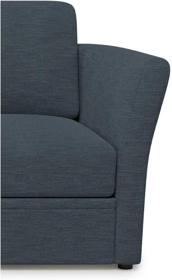 Home affaire Hoekbank Lavars L-vorm slaapbank met slaapfunctie en bergruimte in twee verschillende stofkwaliteiten - Foto 2