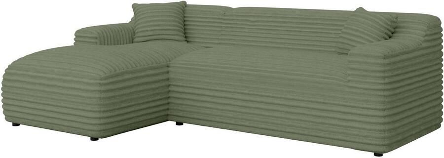 Home affaire Hoekbank LILLIANA designsofa L-vorm met recamiere rechts links bestelbaar - Foto 5