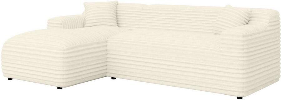 Home affaire Hoekbank LILLIANA designsofa L-vorm met recamiere rechts links bestelbaar - Foto 5