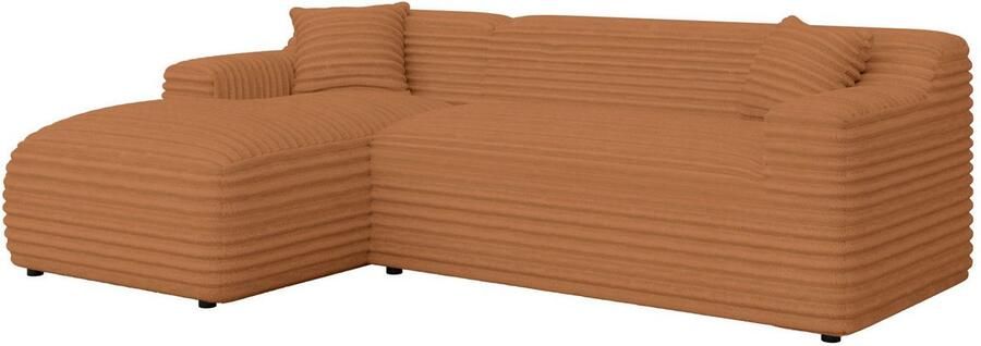 Home affaire Hoekbank LILLIANA designsofa L-vorm met recamiere rechts links bestelbaar - Foto 5