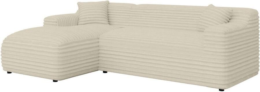 Home affaire Hoekbank LILLIANA designsofa L-vorm met recamiere rechts links bestelbaar - Foto 5