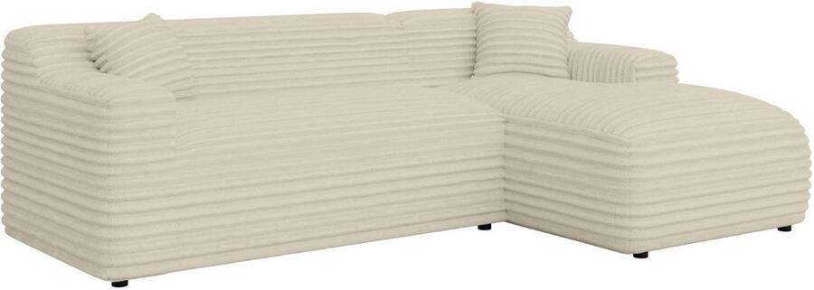 Home affaire Hoekbank LILLIANA designsofa L-vorm met recamiere rechts links bestelbaar - Foto 5