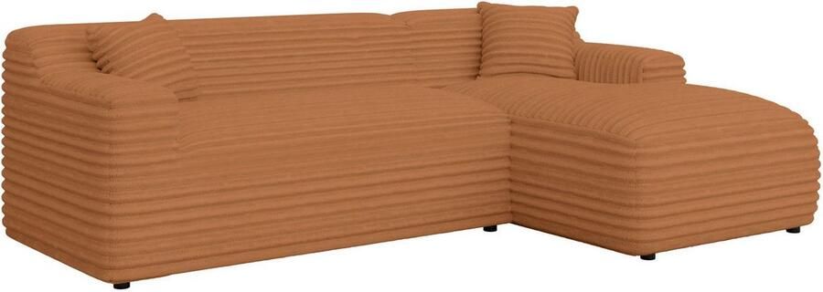 Home affaire Hoekbank LILLIANA designsofa L-vorm met recamiere rechts links bestelbaar - Foto 5