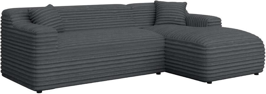 Home affaire Hoekbank LILLIANA designsofa L-vorm met recamiere rechts links bestelbaar - Foto 5