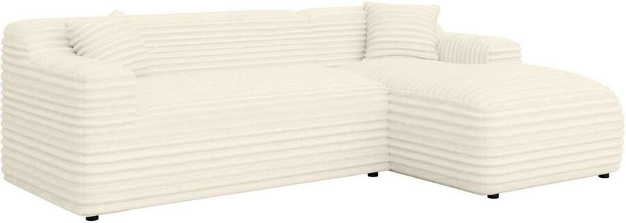 Home affaire Hoekbank LILLIANA designsofa L-vorm met recamiere rechts links bestelbaar - Foto 5