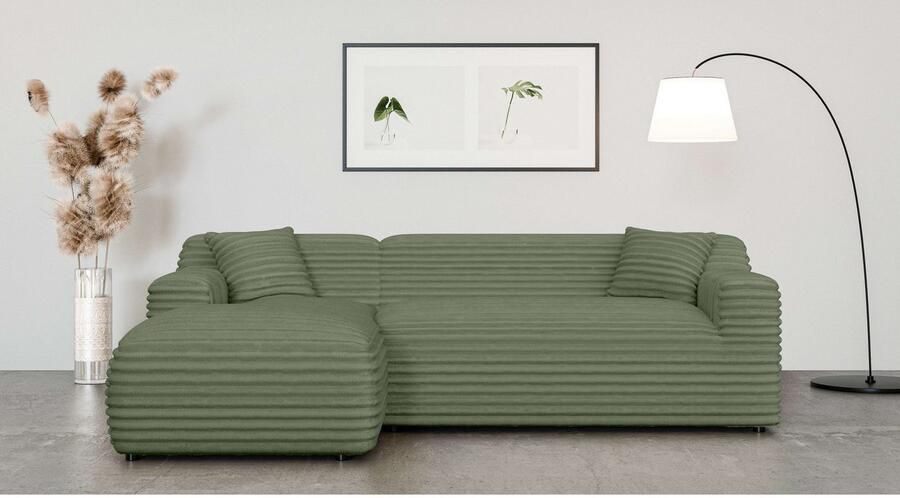 Home affaire Hoekbank LILLIANA designsofa L-vorm met recamiere rechts links bestelbaar - Foto 3