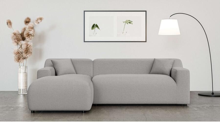 Home affaire Hoekbank LILLIANA designsofa L-vorm met recamiere rechts links bestelbaar - Foto 3