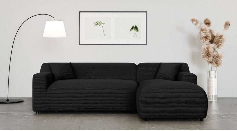 Home affaire Hoekbank LILLIANA designsofa L-vorm met recamiere rechts links bestelbaar - Foto 3