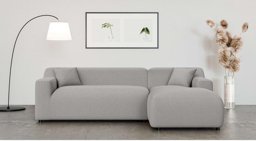 Home affaire Hoekbank LILLIANA designsofa L-vorm met recamiere rechts links bestelbaar - Foto 3