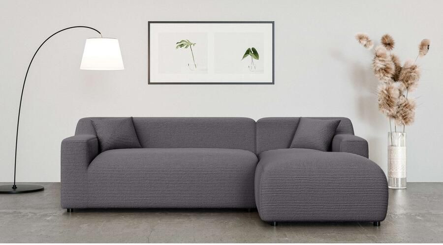 Home affaire Hoekbank LILLIANA designsofa L-vorm met recamiere rechts links bestelbaar - Foto 3