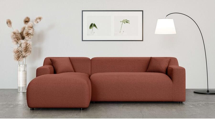 Home affaire Hoekbank LILLIANA designsofa L-vorm met recamiere rechts links bestelbaar - Foto 3