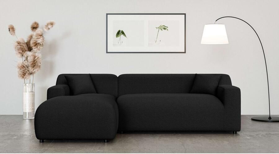 Home affaire Hoekbank LILLIANA designsofa L-vorm met recamiere rechts links bestelbaar - Foto 3
